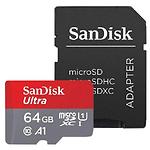 Фото microSD XC 64Gb SanDisk Ultra Class 10 UHS-I U1 A1 (SDSQUAB-064G-GN6IA) c переходником SD, R-140Mb/s #1