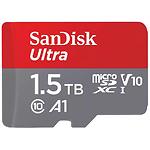 Фото microSD XC 1.5TB SanDisk Ultra Class10 UHS-I U1 A1 (SDSQUAC-1T50-GN6MA) SD адаптер