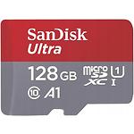 фото microSD XC 128 GB SanDisk Ultra Class 10 UHS-I U1 A1 (SDSQUAB-128G-GN6IA) з SD перехідником,R140Mb/s