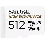 Фото microSD XC 512 GB SanDisk High Endurance C10 UHS-I U3 V30 (SDSQQNR-512G-GN6IA) c SD переходником