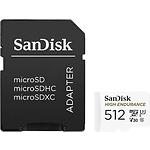 Фото microSD XC 512 GB SanDisk High Endurance C10 UHS-I U3 V30 (SDSQQNR-512G-GN6IA) c SD переходником #1
