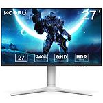 Фото KOORUI 27" GN10 Gaming VA 2560x1440, 1мс, 1000:1, 550кд/м2, 240Гц, DP/HDMI, Аудиовыход