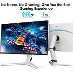 Фото KOORUI 27" GN10 Gaming VA 2560x1440, 1мс, 1000:1, 550кд/м2, 240Гц, DP/HDMI, Аудиовыход #4