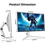 Фото KOORUI 27" GN10 Gaming VA 2560x1440, 1мс, 1000:1, 550кд/м2, 240Гц, DP/HDMI, Аудиовыход #5
