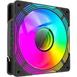 Изображение Вентилятор 120мм GAMEMAX KF300 BK, 3 шт KIT Black ARGB #4 Фото Вентилятор 120мм GAMEMAX KF300 BK, 3 шт KIT Black ARGB #4