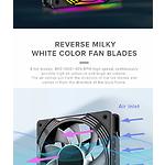 Изображение Вентилятор 120мм GAMEMAX KF300R BK, 3 шт KIT Black ARGB, Реверсивные #10 Фото Вентилятор 120мм GAMEMAX KF300R BK, 3 шт KIT Black ARGB, Реверсивные #10