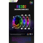 Фото Вентилятор 120мм GAMEMAX RB 300, 3 шт KIT Black ARGB #10