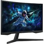 Фото SAMSUNG 27" LS27CG550EIXCI Curved VA 2560x1440, 1мс, 300 кд/м2, 2500:1, 165Гц, DP/HDMI, Аудиовыход #1