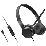 Фото Lenovo USB-A Wired Stereo Headset (4XD1K18260) Гарнитура #2
