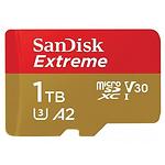 Изображение microSD XC 1TB SanDisk Extreme UHS-I U3 A2 C10 V30 (SDSQXAV-1T00-GN6MA) с SD переходником,190/130Мбc #1 Фото microSD XC 1TB SanDisk Extreme UHS-I U3 A2 C10 V30 (SDSQXAV-1T00-GN6MA) с SD переходником,190/130Мбc #1