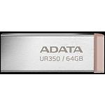 Фото USB Flash 64Gb A-DATA UR350 Silver-Beige USB3.2 (UR350-64G-RSR/BG)