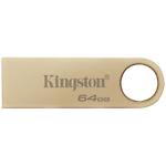 Фото USB Flash 64Gb KINGSTON DataTraveler SE9 Gen3 Metal Gold USB3.2 (DTSE9G3/64GB)