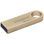 Фото USB Flash 64Gb KINGSTON DataTraveler SE9 Gen3 Metal Gold USB3.2 (DTSE9G3/64GB) #1