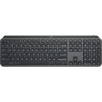 Изображение Клавиатура Logitech MX Keys S Plus Palm Rest Wireless/Bluetooth Graphite (920-011589) US Int'L Фото Клавиатура Logitech MX Keys S Plus Palm Rest Wireless/Bluetooth Graphite (920-011589) US Int'L