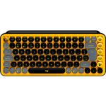 Изображение Клавиатура Logitech POP Emoji Keys Blast Yellow (920-010735), Mechanical, Wireless + Bluetooth Фото Клавиатура Logitech POP Emoji Keys Blast Yellow (920-010735), Mechanical, Wireless + Bluetooth