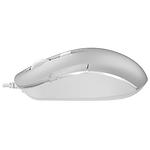Изображение Мышка A4tech FM26S Icy White, проводная, бесшумная, USB, 1600dpi #3 Фото Мышка A4tech FM26S Icy White, проводная, бесшумная, USB, 1600dpi #3