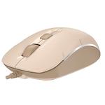 Изображение Мышка A4tech FM26S Cafe Latte, проводная, бесшумная, USB, 1600dpi #1 Фото Мышка A4tech FM26S Cafe Latte, проводная, бесшумная, USB, 1600dpi #1