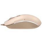 Изображение Мышка A4tech FM26S Cafe Latte, проводная, бесшумная, USB, 1600dpi #3 Фото Мышка A4tech FM26S Cafe Latte, проводная, бесшумная, USB, 1600dpi #3