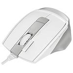 Изображение Мышка A4tech FM45S Air Silver White, проводная, бесшумная, USB, 2400dpi #1 Фото Мышка A4tech FM45S Air Silver White, проводная, бесшумная, USB, 2400dpi #1
