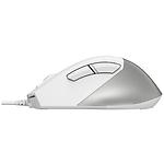 Изображение Мышка A4tech FM45S Air Silver White, проводная, бесшумная, USB, 2400dpi #3 Фото Мышка A4tech FM45S Air Silver White, проводная, бесшумная, USB, 2400dpi #3