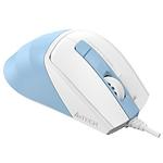 Изображение Мышка A4tech FM45S Air lcy Blue, проводная, бесшумная, USB, 2400dpi #3 Фото Мышка A4tech FM45S Air lcy Blue, проводная, бесшумная, USB, 2400dpi #3