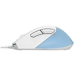 Изображение Мышка A4tech FM45S Air lcy Blue, проводная, бесшумная, USB, 2400dpi #4 Фото Мышка A4tech FM45S Air lcy Blue, проводная, бесшумная, USB, 2400dpi #4