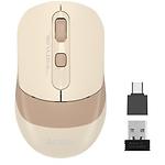 Изображение Мышка A4tech FG10CS Air Cafe Latte, беспроводная, бесшумная, аккумулятор, USB, 2000dpi Фото Мышка A4tech FG10CS Air Cafe Latte, беспроводная, бесшумная, аккумулятор, USB, 2000dpi