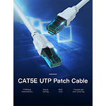 Фото Кабель patch cord  1.5м UTP Blue Vention (VAP-A10-S150), Cat.5e #2