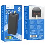 Изображение Внешний аккумулятор Power Bank Hoco J111C Smart 40000mAh Black (6931474795809) QC3.0, PD 30W #5 Фото Внешний аккумулятор Power Bank Hoco J111C Smart 40000mAh Black (6931474795809) QC3.0, PD 30W #5