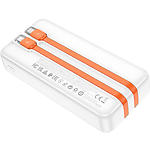 Фото Внешний аккумулятор Power Bank Hoco J119A Sharp 20000mAh White (6942007606127) 22.5W + PD20W #2