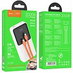 Фото Внешний аккумулятор Power Bank Hoco J119A Sharp 20000mAh White (6942007606127) 22.5W + PD20W #6
