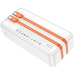 Изображение Внешний аккумулятор Power Bank Hoco J119B Sharp 30000mAh White (6942007606141) QC3.0, 22.5W + PD20W #2 Фото Внешний аккумулятор Power Bank Hoco J119B Sharp 30000mAh White (6942007606141) QC3.0, 22.5W + PD20W #2