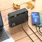 Изображение Внешний аккумулятор Power Bank Hoco J94 Overlord 75000mAh Black (6931474779175) QC3.0, 22.5W #3 Фото Внешний аккумулятор Power Bank Hoco J94 Overlord 75000mAh Black (6931474779175) QC3.0, 22.5W #3