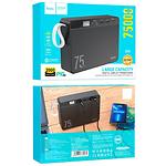 Изображение Внешний аккумулятор Power Bank Hoco J94 Overlord 75000mAh Black (6931474779175) QC3.0, 22.5W #4 Фото Внешний аккумулятор Power Bank Hoco J94 Overlord 75000mAh Black (6931474779175) QC3.0, 22.5W #4