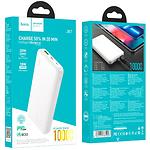 Фото Внешний аккумулятор Power Bank Hoco J87 Tacker 10000mAh White (6931474761026) QC3.0+PD20W #3