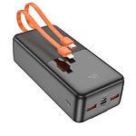 Изображение Внешний аккумулятор Power Bank Hoco J119B Sharp 30000mAh Black (6942007606134) QC3.0, 22.5W + PD20W #1 Фото Внешний аккумулятор Power Bank Hoco J119B Sharp 30000mAh Black (6942007606134) QC3.0, 22.5W + PD20W #1