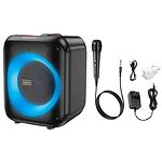 Изображение HOCO HA1 Graceful Black (6931474799951) портатив. колонка 30W, 3.6Ah аккум, BT, USB/SD, микрофон #5 Фото HOCO HA1 Graceful Black (6931474799951) портатив. колонка 30W, 3.6Ah аккум, BT, USB/SD, микрофон #5