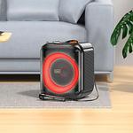 Изображение HOCO HA1 Graceful Black (6931474799951) портатив. колонка 30W, 3.6Ah аккум, BT, USB/SD, микрофон #6 Фото HOCO HA1 Graceful Black (6931474799951) портатив. колонка 30W, 3.6Ah аккум, BT, USB/SD, микрофон #6