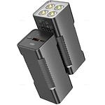 Фото Внешний аккумулятор Power Bank Hoco Q15 Flashlight 10000mAh Black (6942007601542) 22.5W