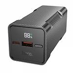 Фото Внешний аккумулятор Power Bank Hoco Q15 Flashlight 10000mAh Black (6942007601542) 22.5W #3