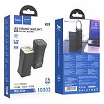 Фото Внешний аккумулятор Power Bank Hoco Q15 Flashlight 10000mAh Black (6942007601542) 22.5W #6