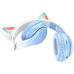Изображение HOCO W42 Cat Crystal Blue (6931474795861) наушники с микрофоном накладные, Bluetooth 5.3 #1 Фото HOCO W42 Cat Crystal Blue (6931474795861) наушники с микрофоном накладные, Bluetooth 5.3 #1