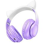 Изображение HOCO W42 Cat Purple Grape (6931474795854) наушники с микрофоном накладные, Bluetooth 5.3 Фото HOCO W42 Cat Purple Grape (6931474795854) наушники с микрофоном накладные, Bluetooth 5.3