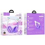 Изображение HOCO W42 Cat Purple Grape (6931474795854) наушники с микрофоном накладные, Bluetooth 5.3 #2 Фото HOCO W42 Cat Purple Grape (6931474795854) наушники с микрофоном накладные, Bluetooth 5.3 #2