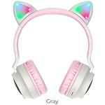 Изображение HOCO W27 Cat ear Bluetooth Pink-Grey (6931474718457) наушники с микрофоном накладные #1 Фото HOCO W27 Cat ear Bluetooth Pink-Grey (6931474718457) наушники с микрофоном накладные #1