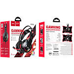 Фото HOCO W105 Joyful gaming Red (6931474754165) наушники с микрофоном накладные #4