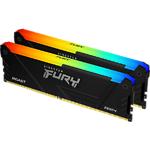 Изображение DDR-4 2шт x 8GB 3200МГц Kingston FURY Beast RGB (KF432C16BB2AK2/16) Фото DDR-4 2шт x 8GB 3200МГц Kingston FURY Beast RGB (KF432C16BB2AK2/16)