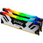 Изображение DDR-5 2шт x 16GB 6000МГц Kingston FURY Renegade RGB White (KF560C32RWAK2-32) Фото DDR-5 2шт x 16GB 6000МГц Kingston FURY Renegade RGB White (KF560C32RWAK2-32)