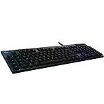 Изображение Клавиатура Logitech G815 Gaming LightSpeed RGB GL Clicky Mechanical Carbon (920-009095) #1 Фото Клавиатура Logitech G815 Gaming LightSpeed RGB GL Clicky Mechanical Carbon (920-009095) #1