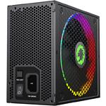 Фото Блок питания GAMEMAX RGB850 PRO 80+Gold 850W, ARGB ring fan 140мм, модульный #5
